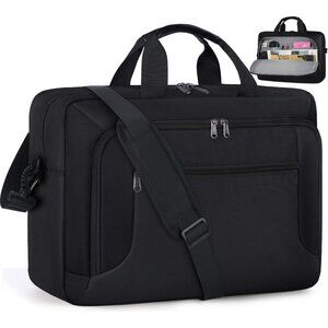 Laptop Bag 17.3 Inch Laptop Briefcase Large Waterproof Laptop Case for Men Women